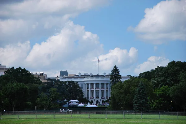 アメリカ合衆国首都ワシントンD のホワイトハウス — ストック写真