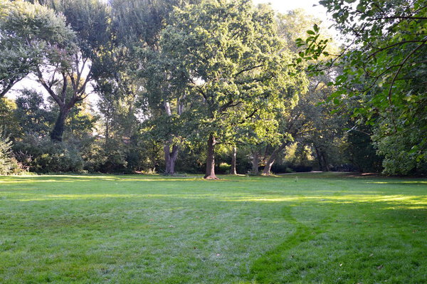 Walk in the Park Big Tiergarten in Berlin, the Capital City of Germany