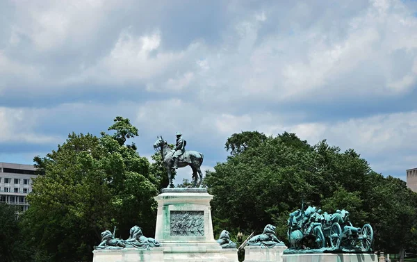 Denkmal Washington Der Hauptstadt Der Vereinigten Staaten — Stockfoto