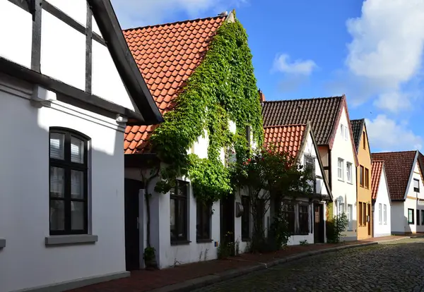 Historical Buildings Old Town Verden River Aller Lower Saxony — Foto Stock