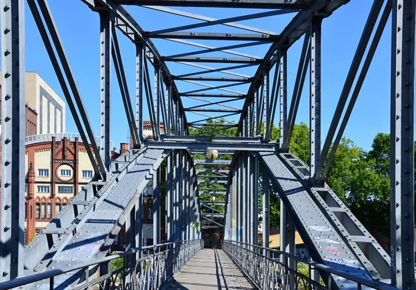 Pont Historique Sur Rivière Spree Dans Quartier Charlottenburg Berlin Capitale — Photo