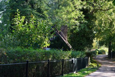 Köy Sacrow, Potsdam, Brandenburg Sokak Sahnesi