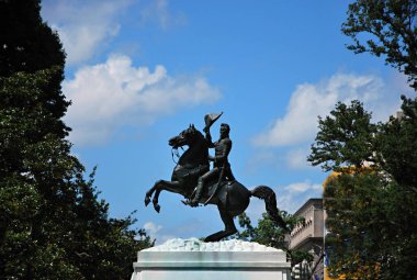 Washington D.C. 'deki heykel. Birleşik Devletler' in başkenti.
