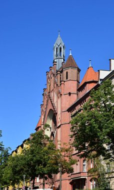 Berlin 'in Wilmersdorf semtindeki tarihi kilise, Almanya' nın başkenti