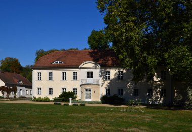 Köy Sacrow, Potsdam, Brandenburg 'daki Tarihi Kale ve Park