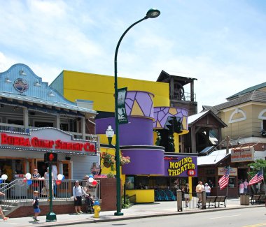 Gatlinburg, Tennessee 'deki Sokak Sahnesi