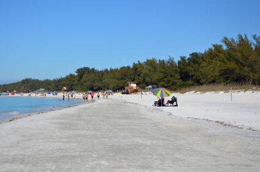 Anna Maria Adası, Florida 'daki Meksika Körfezi Panorama Sahili