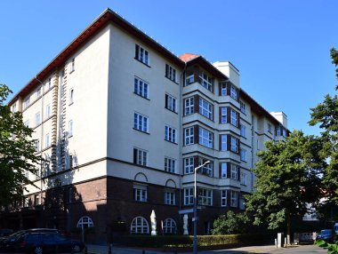 Almanya 'nın başkenti Berlin' deki Wilmersdorf Mahallesi 'ndeki Tarihi Bina