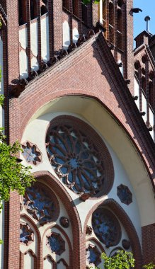 Berlin 'in Wilmersdorf semtindeki tarihi kilise, Almanya' nın başkenti