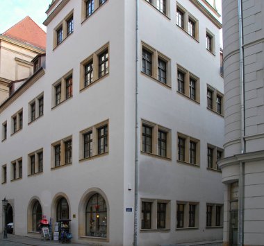 Saksonya 'nın başkenti Dresden' deki tarihi bina.