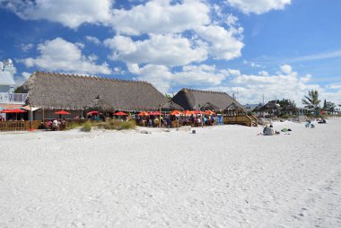 Anna Maria Adası 'ndaki sahil Meksika Körfezi, Florida