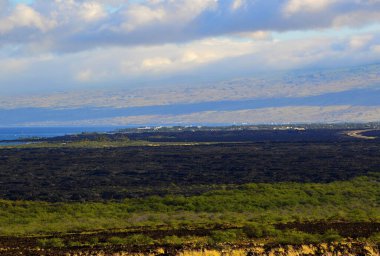 Mauna Loa 'da Panorama, Büyük Ada' da Volkan, Hawaii