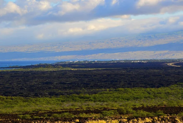 Mauna Loa 'da Panorama, Büyük Ada' da Volkan, Hawaii