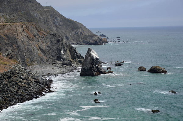 Landscape at the Pacific Coast Highway, California