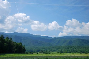 Great Smoky Dağları Ulusal Parkı, Tennessee 'deki Panorama Peyzajı