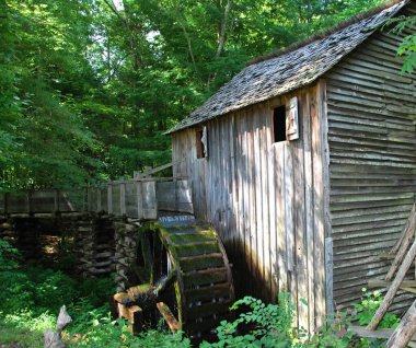 Great Smoky Dağları 'ndaki Tarihi Su Değirmeni Ulusal Parkı, Tennessee