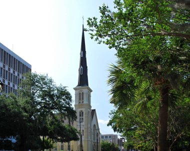 Güney Carolina, Charleston 'daki tarihi kilise.