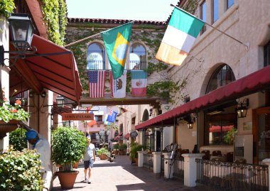 Santa Barbara, Kaliforniya 'da Sokak Sahnesi