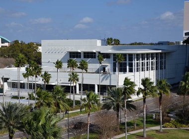 Clearwater 'daki Sokak Sahnesi Meksika Körfezi, Florida