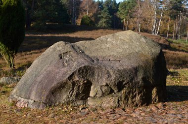 Heath Tietlinger Mezarlığı Heide, Walsrode, Aşağı Saksonya