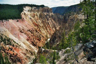 yellowstone Milli Parkı, wyoming şelale