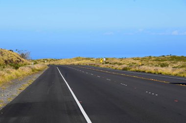 Hawaii, Big Island 'daki Kohala Sahili Panorama Yolu.
