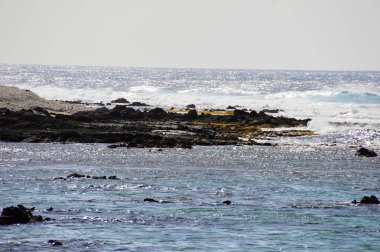 Büyük Ada 'da Lav Sahili, Kona, Hawaii