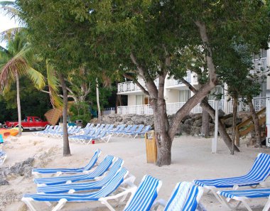 Meksika Körfezi 'ndeki tatil köyü Florida Keys' deki Key Largo Adası 'nda.