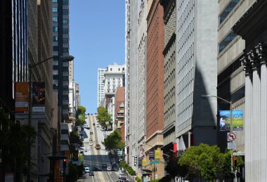 Street Scene in Downtown San Francisco, California