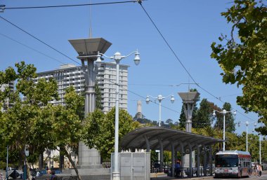 San Francisco, Kaliforniya 'da gezinti güvertesi