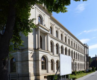 Almanya 'nın başkenti Berlin' in Mahallesi Mitte 'deki Tarihi Binalar