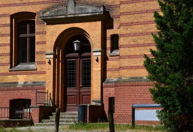 Brandenburg 'un başkenti Potsdam' daki Tepedeki Bilim Parkı 'ndaki Tarihi Bina Albert Einstein