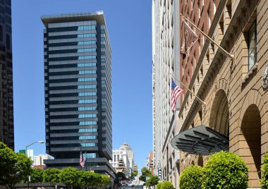 Street Scene in Downtown San Francisco, California