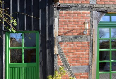 Tipik Kuzey Alman Tuğla Duvarı