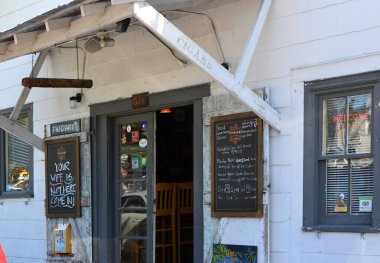 Florida Keys 'te Dowtown Key West Sokak Sahnesi