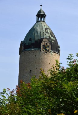 Historical Castle in the Town Freyburg at the River Unstrut, Saxony - Anhalt clipart