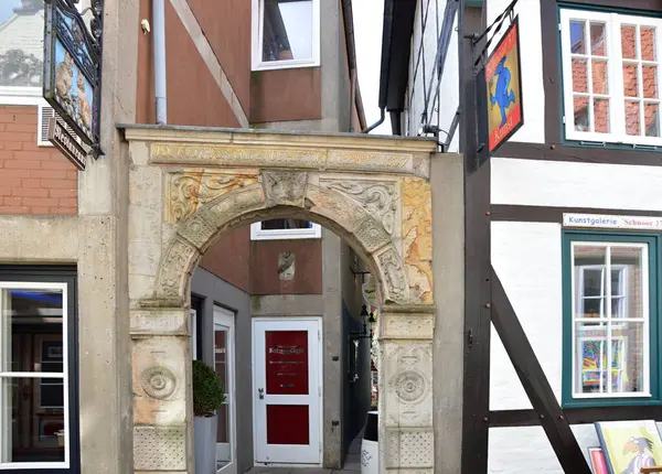 stock image Historical Building in the Old Schnoor Viertel in the Hanse City Bremen