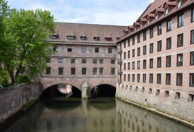 Historical Buildings in the Old Town of Nuremberg, Franconia, Bavaria