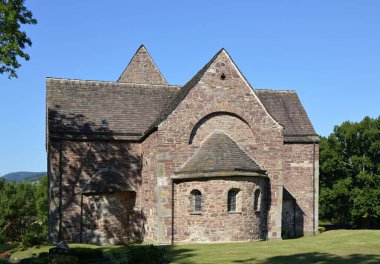 Historical Church in the Town Luegde, North Rhine - Westphalia clipart