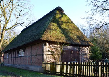 Kasabadaki Tarihi Çiftlik Schneverdingen, Aşağı Saksonya