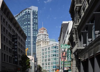 Street Scene in Downtown San Francisco, California