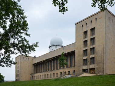 Historical Airport in the Neighborhood Tempelhof in Berlin, the Capital City of Germany clipart