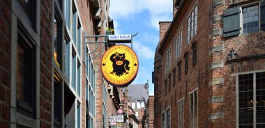 Hanse City Bremen 'in Eski Kasabasındaki Tarihi Binalar