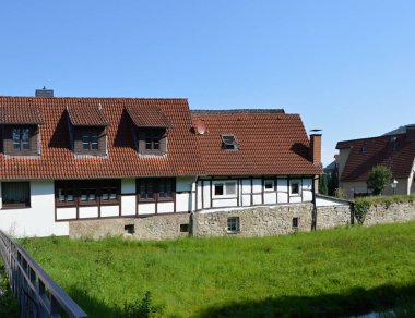 Luegde Eski Kasabası, Kuzey Ren - Vestfalya 'daki Tarihi Binalar