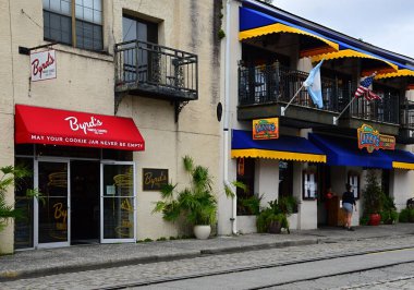 Savannah, Georgia 'daki rıhtım.