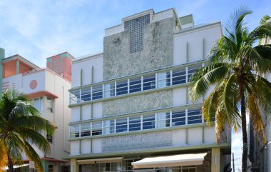 Miami South Beach, Florida 'daki Tarihi Sanat Deko Binası