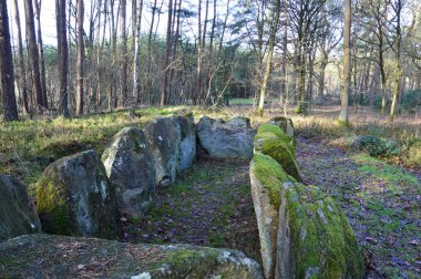 Krelingen Köyü, Aşağı Saksonya 'da Tarihi Taş Mezarı