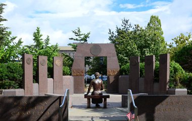 Asheville, Kuzey Carolina 'da Sokak Sahnesi