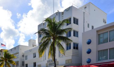 Miami South Beach, Floeida 'daki Tarihi Sanat Deko Binası