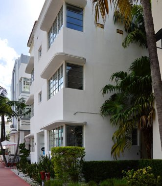 Miami South Beach, Florida 'daki Tarihi Sanat Deko Binası
